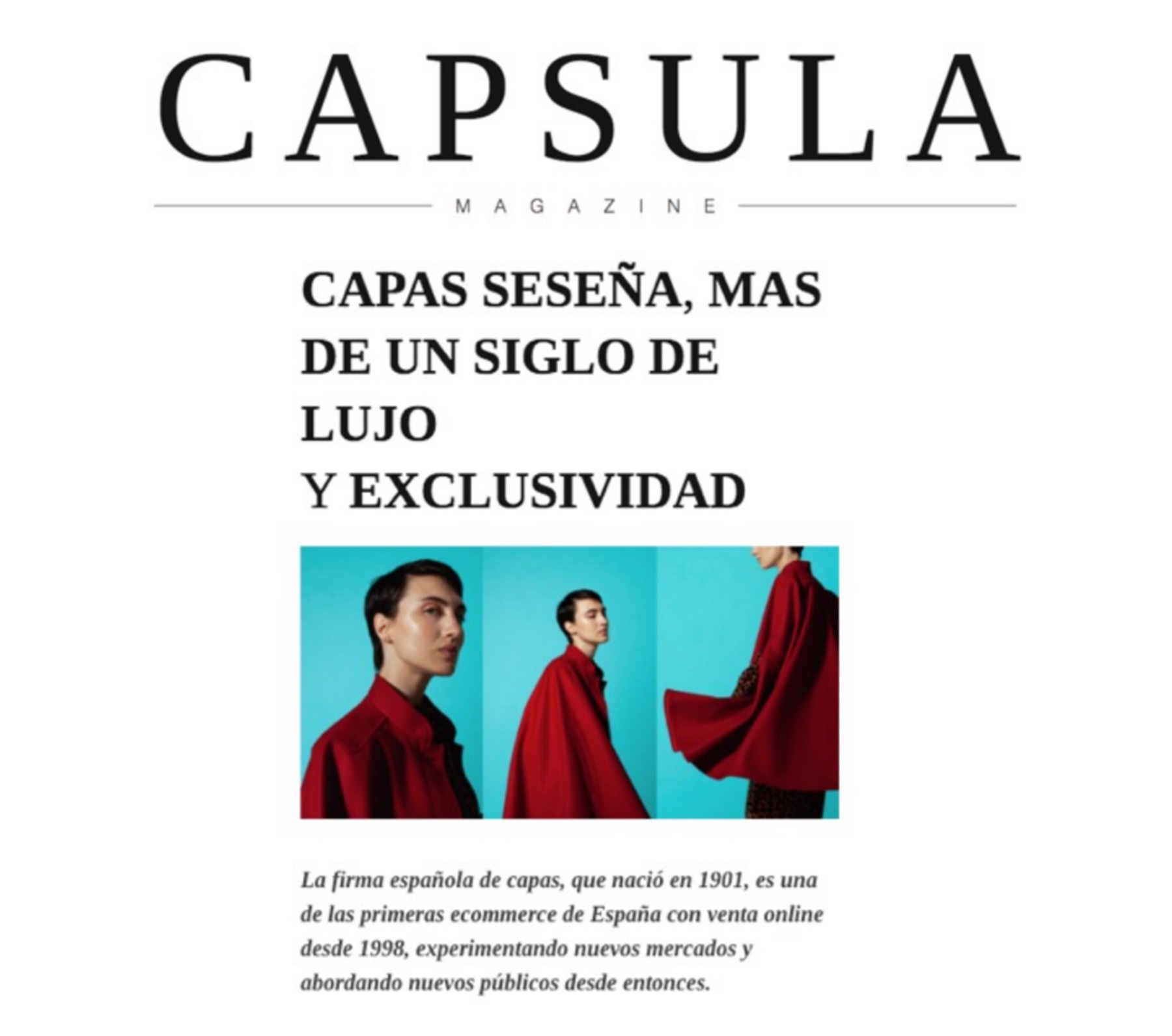 Seseña - Capsula Magazine